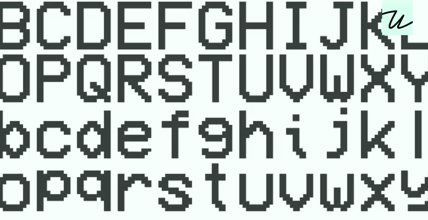 A few interesting modern pixel fonts – Unsung