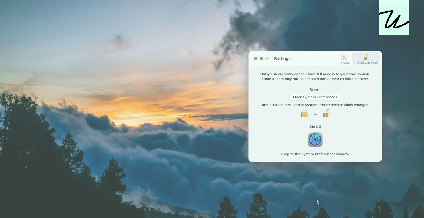 DaisyDisk’s onboarding