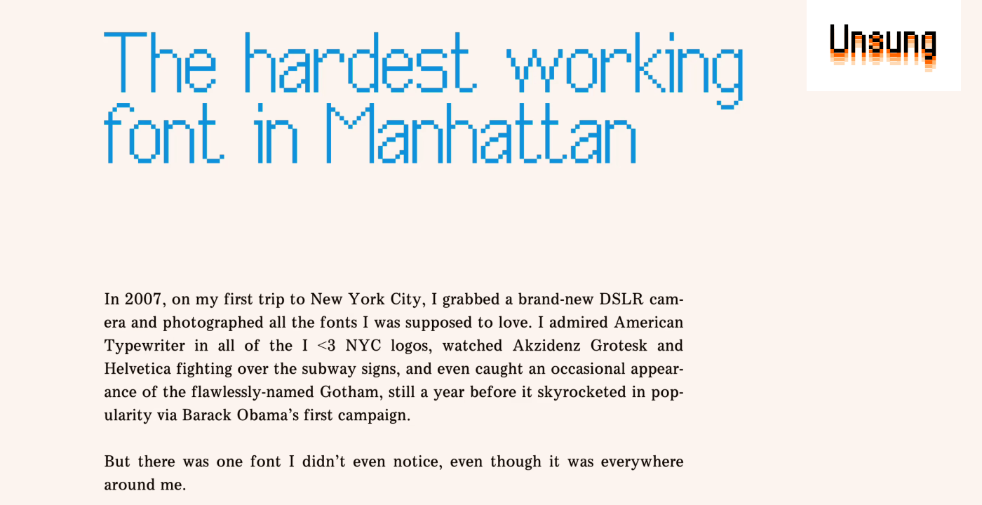 Designing table of contents