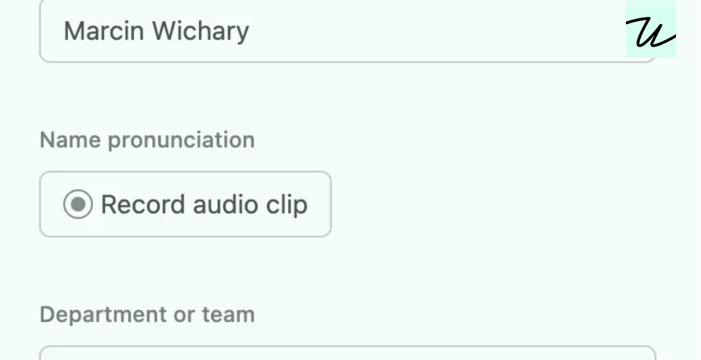 Name pronunciation in Asana