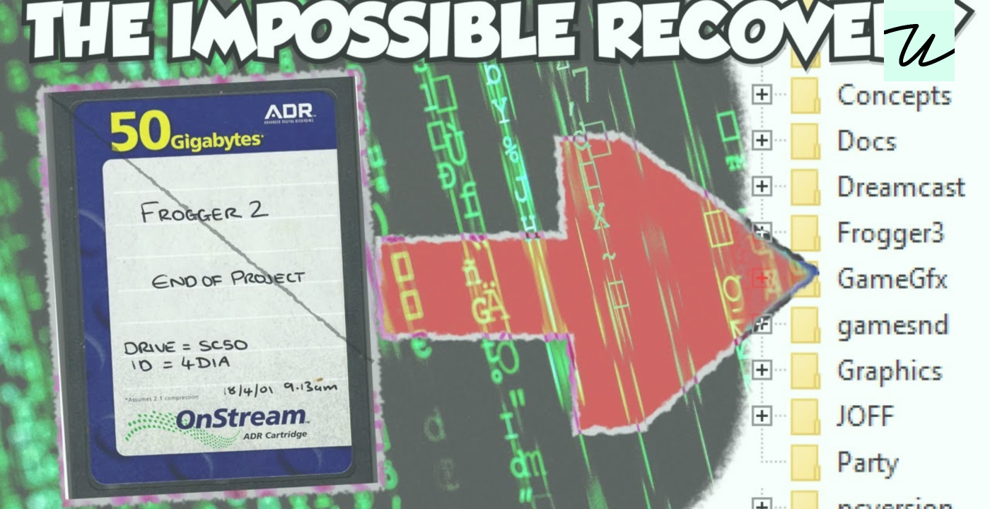 “No standard format for writing data to these tapes”