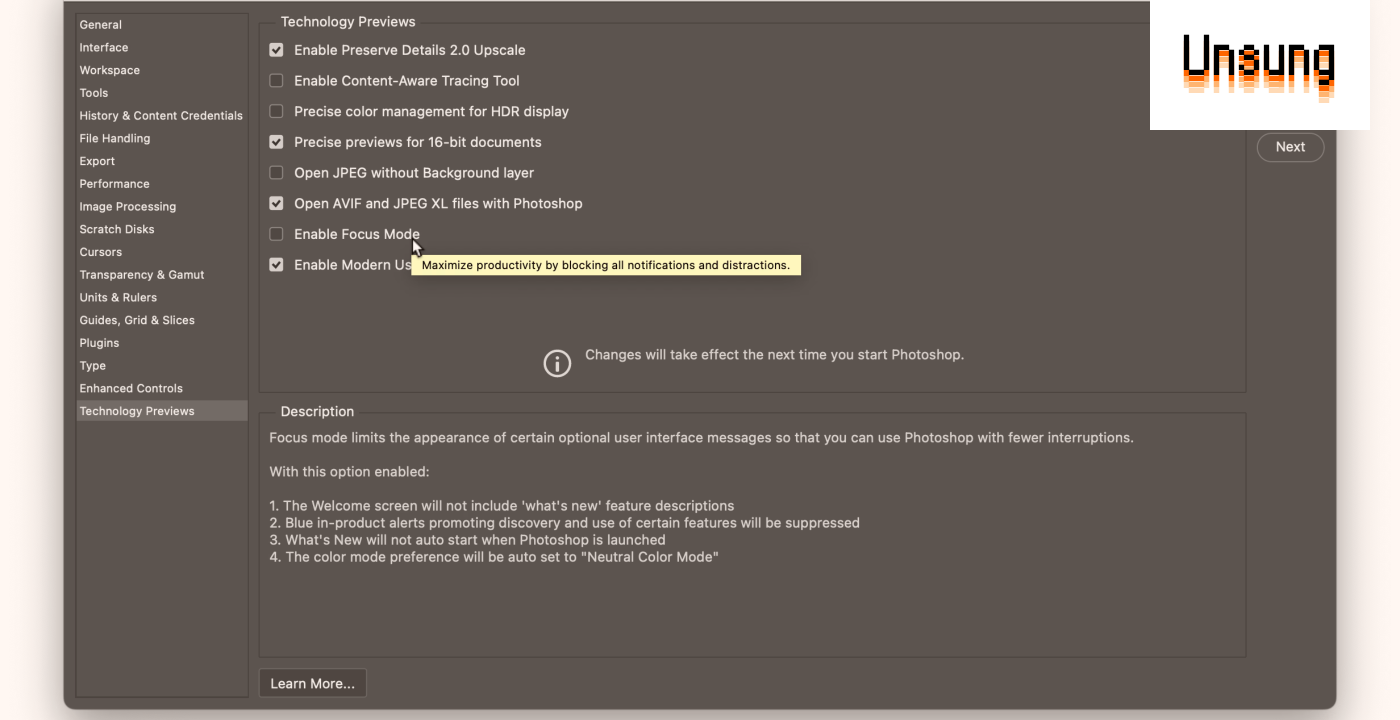 Photoshop’s challenges with focus, pt. 1