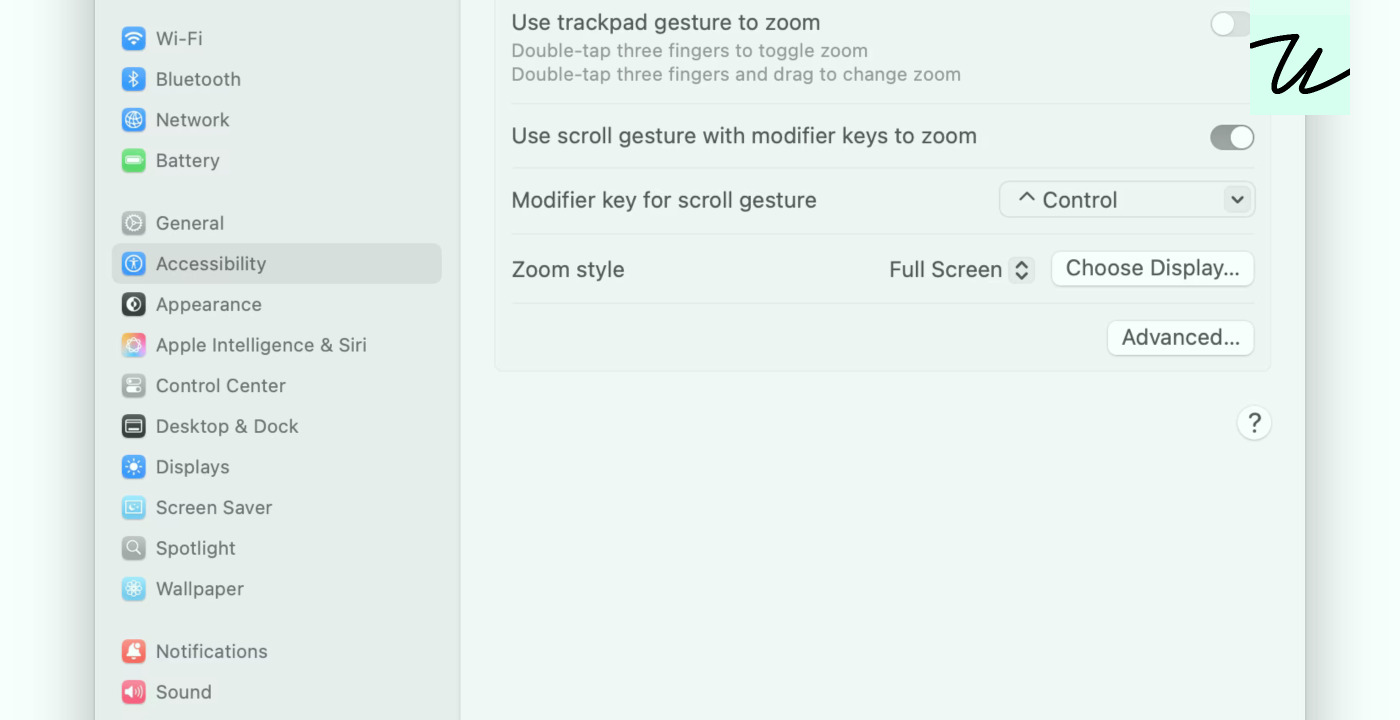 Testing tip: Enable the zoom peek gesture