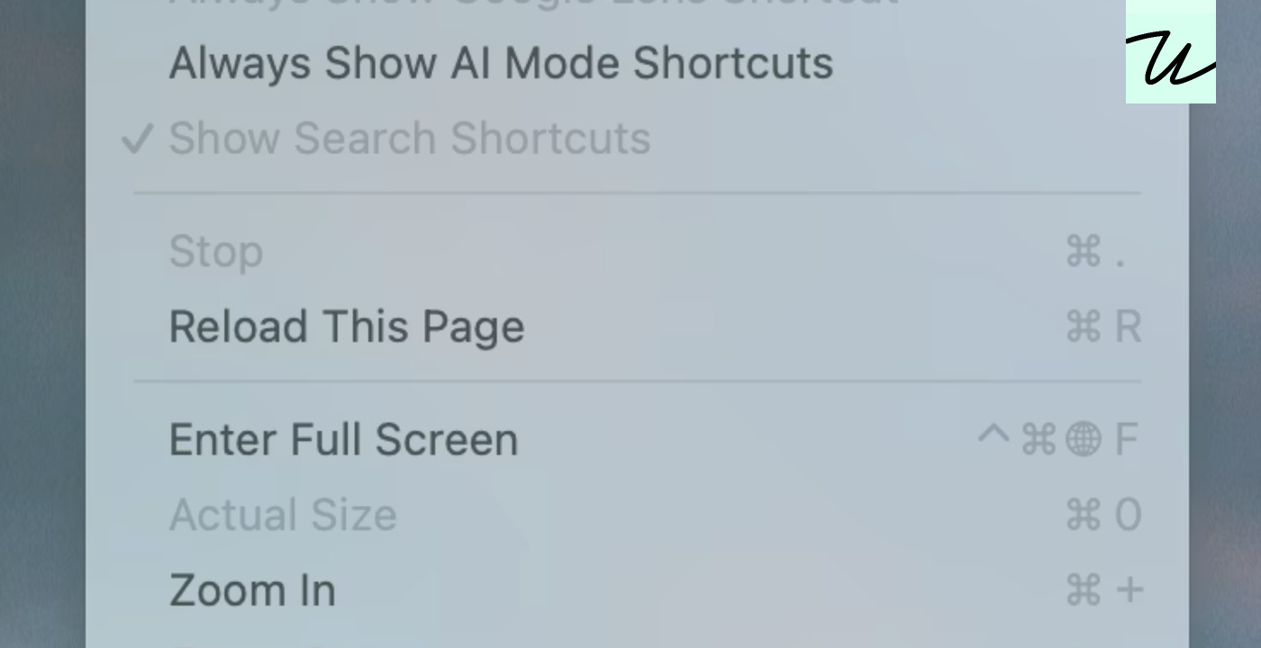 The dusty menus of the world’s most popular desktop browser